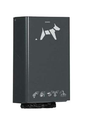 DISTRIBUTEUR SACHETS CANIN ANTHRACITE MAT